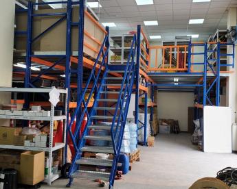 積層式重型架 採夾層設計，可設計兩 層樓以上